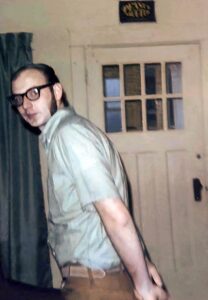 Dave Eaton family~ 1975c, Dave with long sideburns