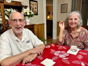 Eaton, Dave & Toni Nazair~ 2022, 07, 21 Glencoe, NB at Christine Nazair & Bob Murray's- 01