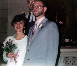 Nazair, Toni~ 1988, 01, 20, Montreal, QC, Presbyterian Church, weds Dave Eaton, Reverend Armour officiated- 03