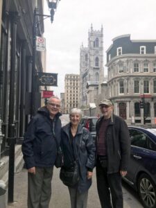 Nazair, Toni~ 2018 with her husband Dave & Eaton & her 1st cousin Abdala Atiquie in Montreal's Old Port district- 01jpg